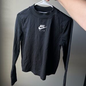 Nike Air ribbed black long sleeve